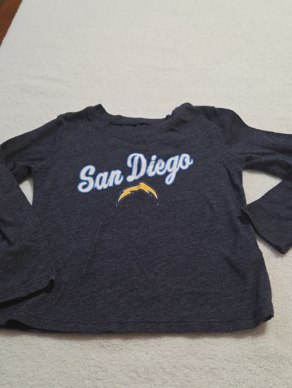 NFL SAN DIEGO CHARGERS LONG SLEEVED SHIRT